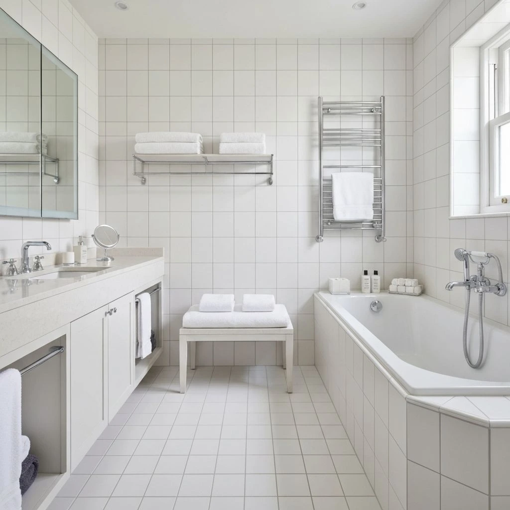 Luxury bathroom cleaning